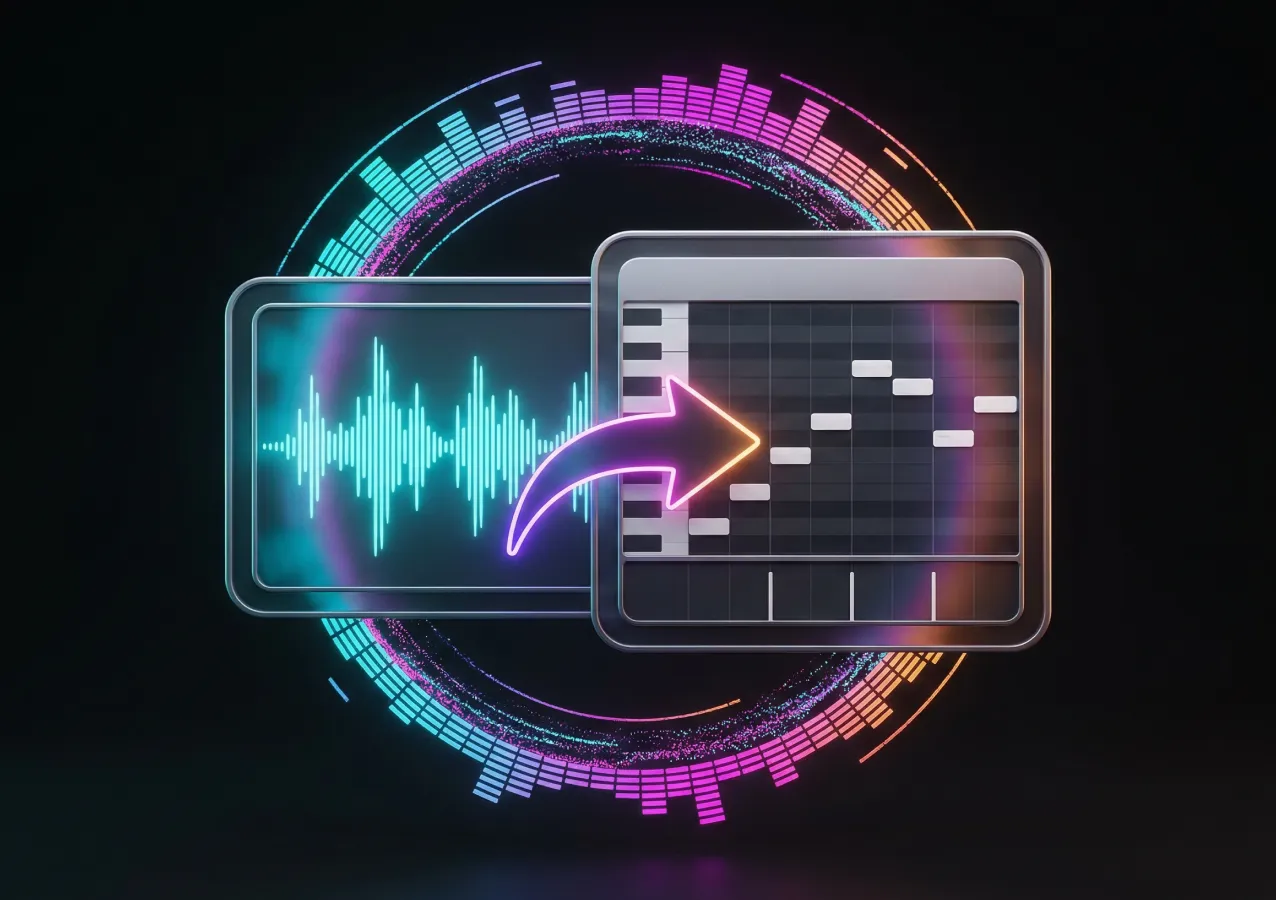 오디오를 MIDI로 변환하는 방법