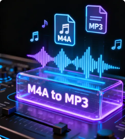 M4A 轉 MP3 轉換器應用場景