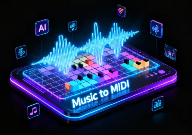 So verwendest du Music to MIDI